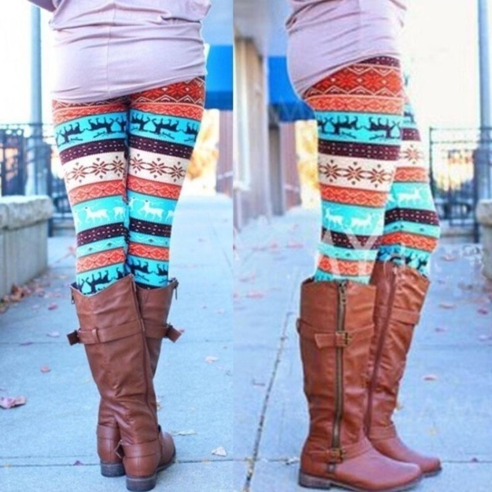 ❤️Reindeer Tribal Leggings❤️